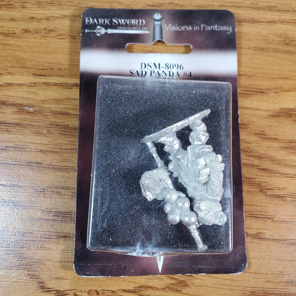 Dark Sword Miniatures Sad Panda #4 Metal Mini Vision in Fantasy 28mm Jason Wiebe